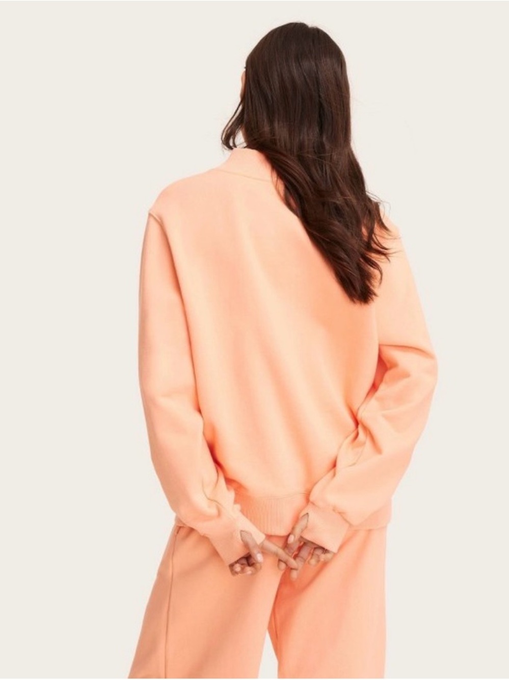 Parke x Target | Women's Mockneck Pullover Sweatshirt | Peach Orange L/XL NWT! - Picture 12 of 13